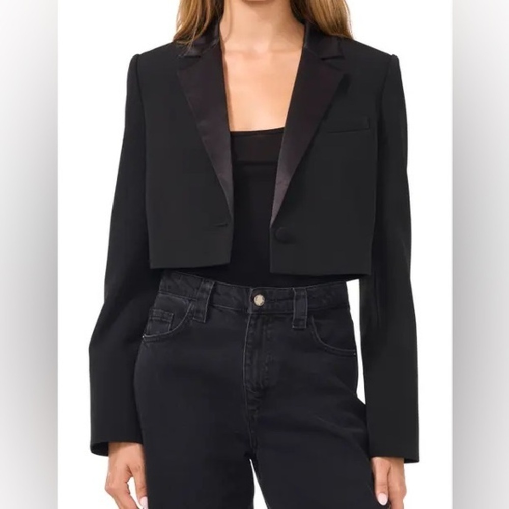 Juicy Couture Black Cropped Blazer